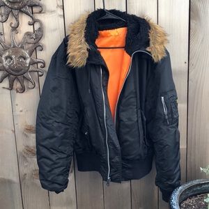 Air Force style bomber jacket